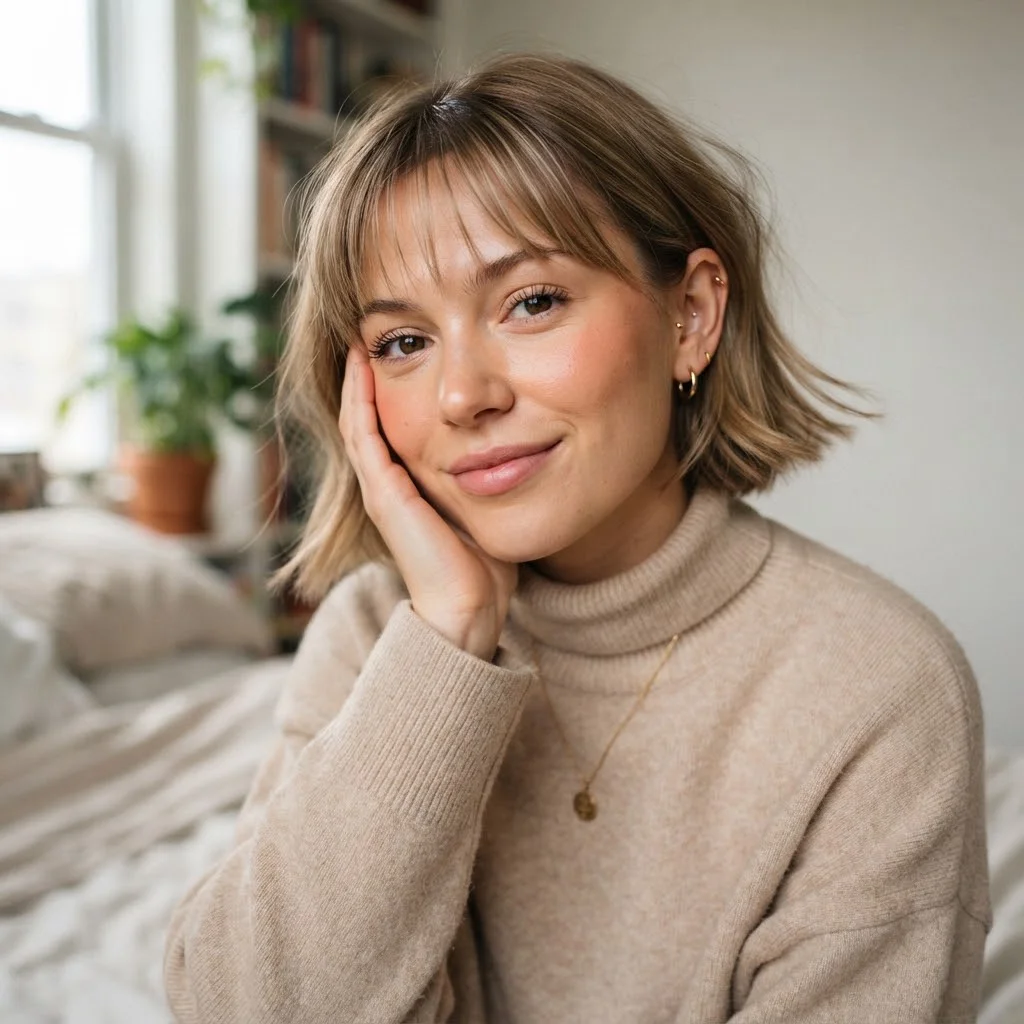 Fall Hairstyles for Short Hair 2026: 20 Cute & Easy Styles to Try This Season 18 Woman hair styled with a Glossy Black Cropped Pixie